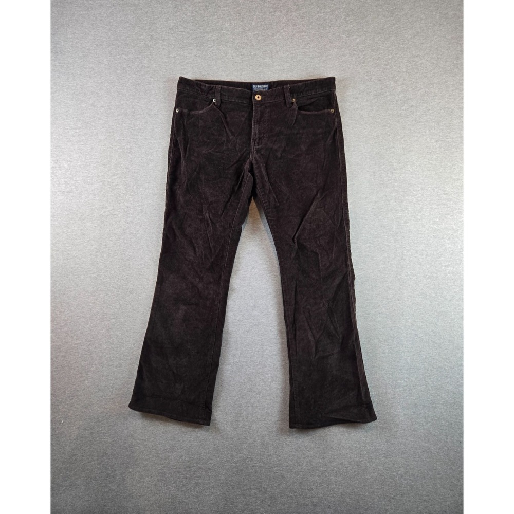 Vintage Ralph Lauren Polo Jeans Co Corduroy Pants Womens 14x30 Brown Bootcut Y2K